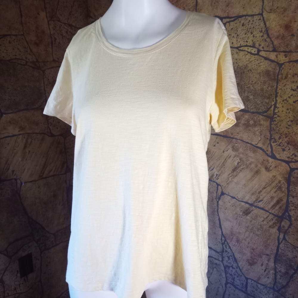 Denver Hayes Light Yellow Short Sleeve Tee